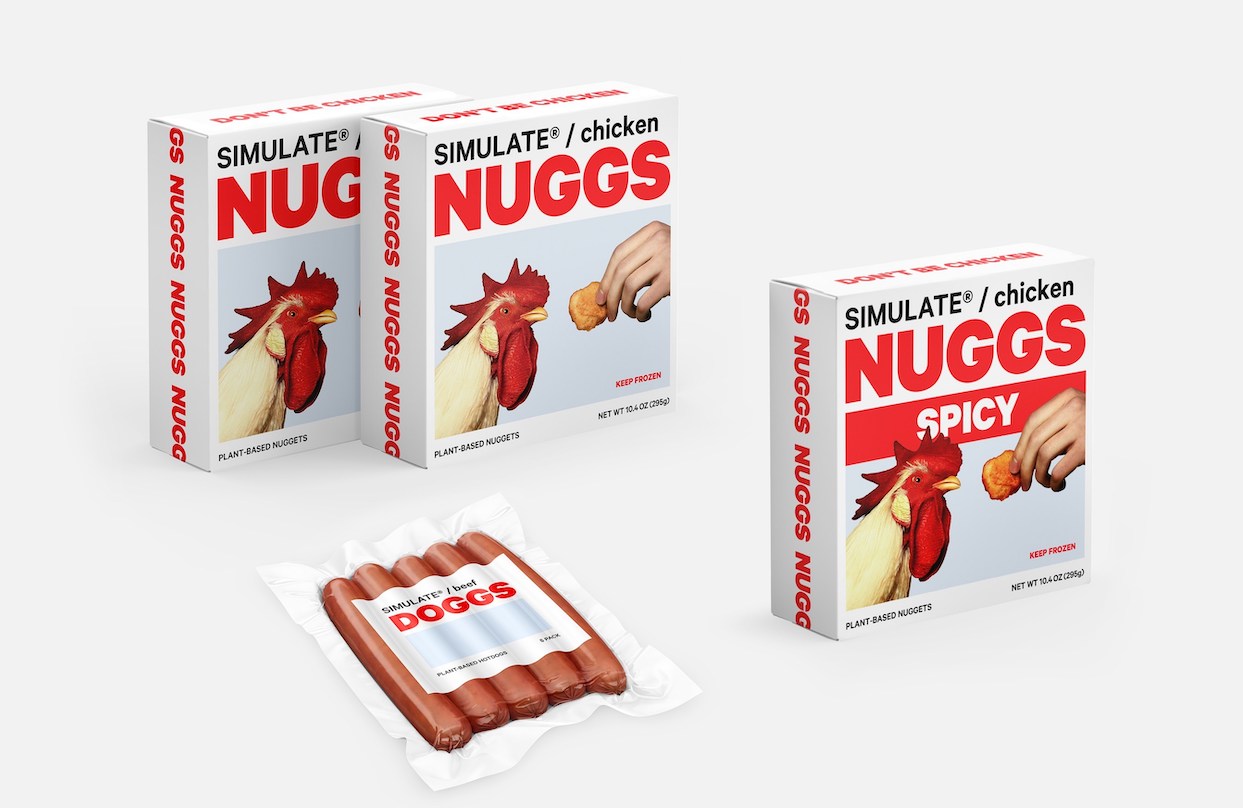 The company's new products will include spicy nuggets, a “chicken burger product” and hot dog meant to simulate beef.