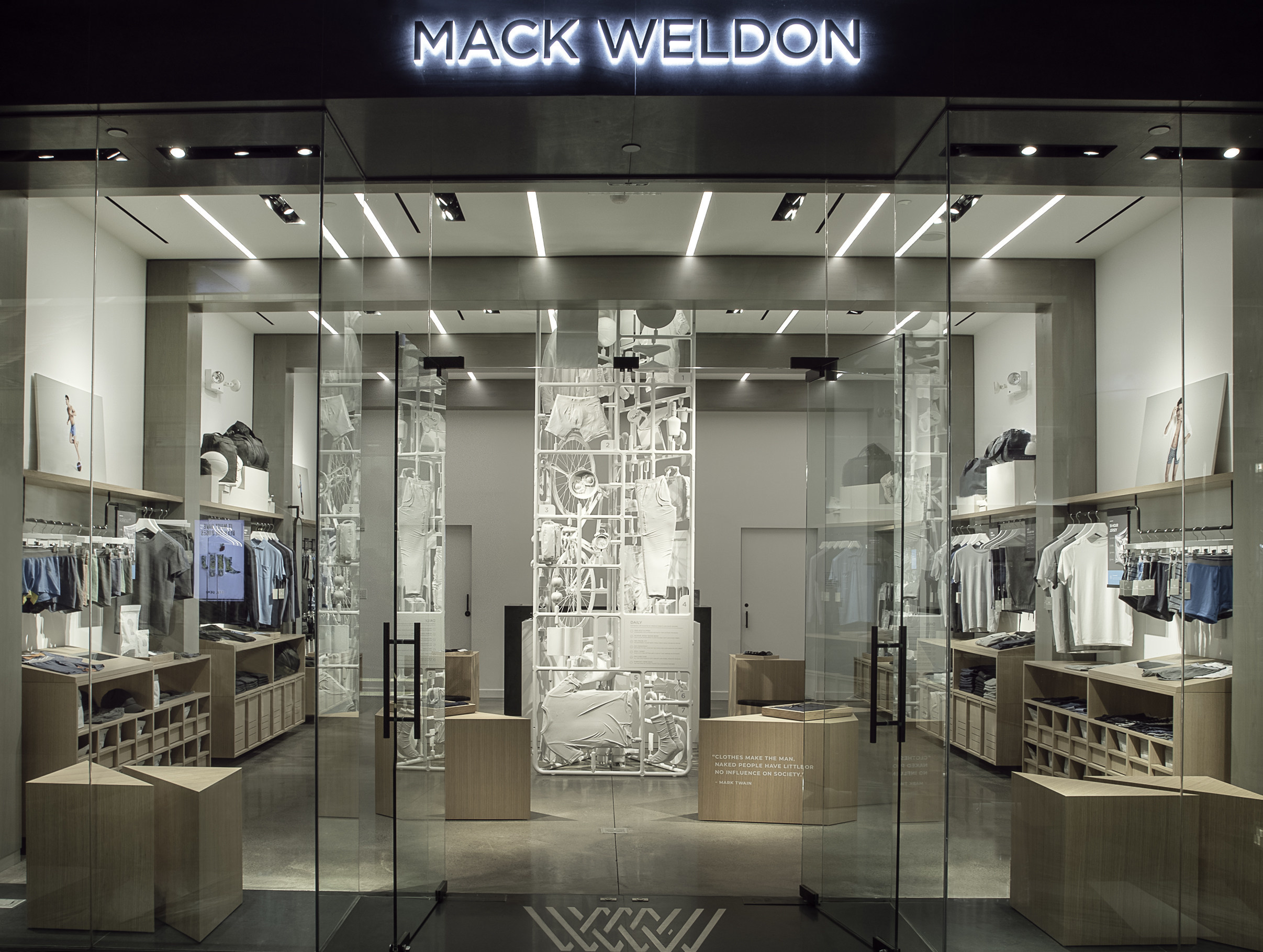 A Mack Weldon store