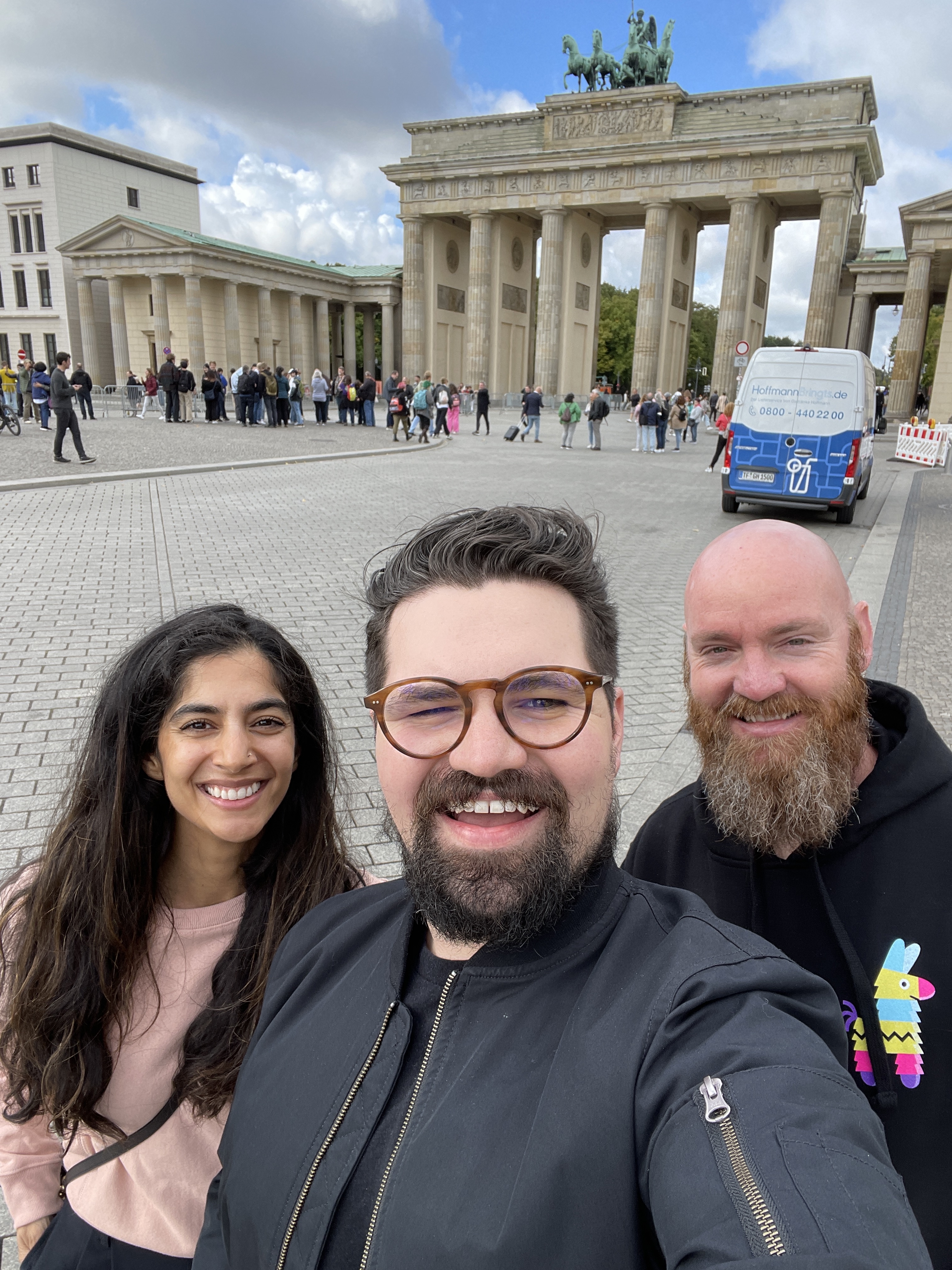 Pinata product team in Berlin for ETH.
