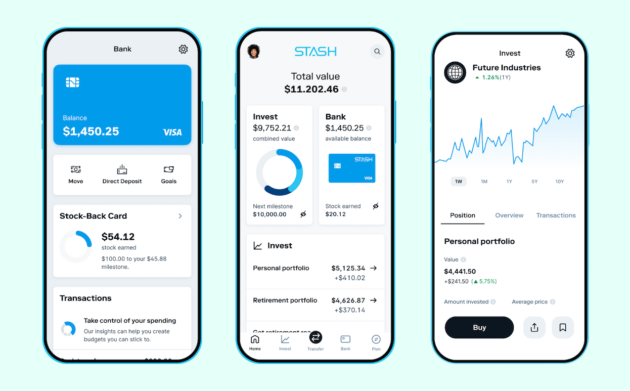 Stash was designed to help everyday Americans save and invest smarter