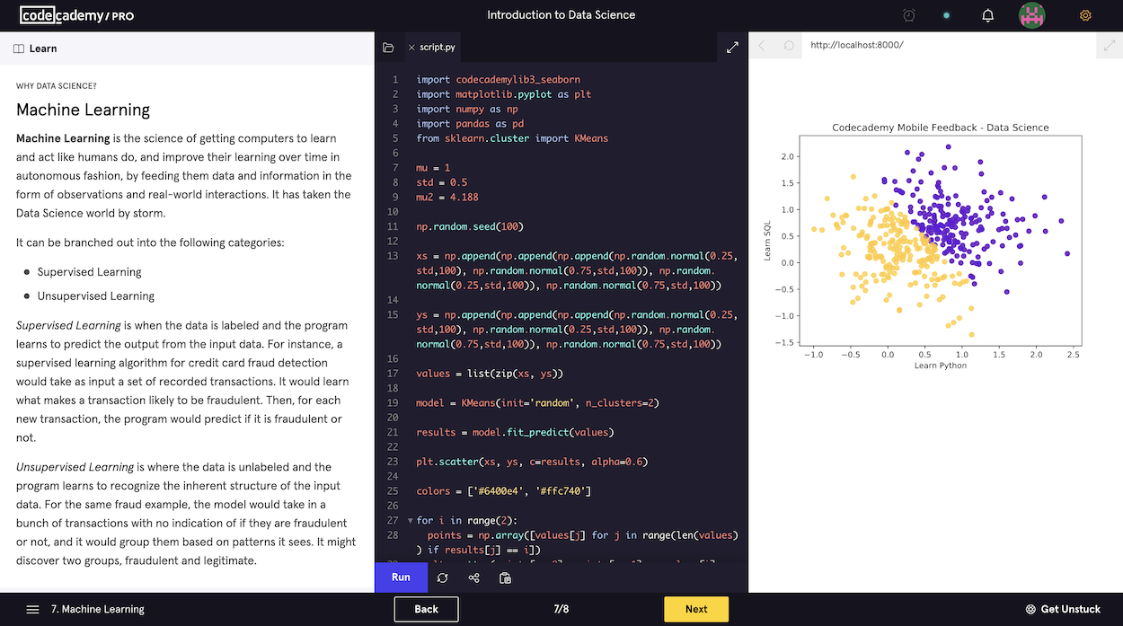 Codecademy's interactive coding classes are meant to help anyone learn to code