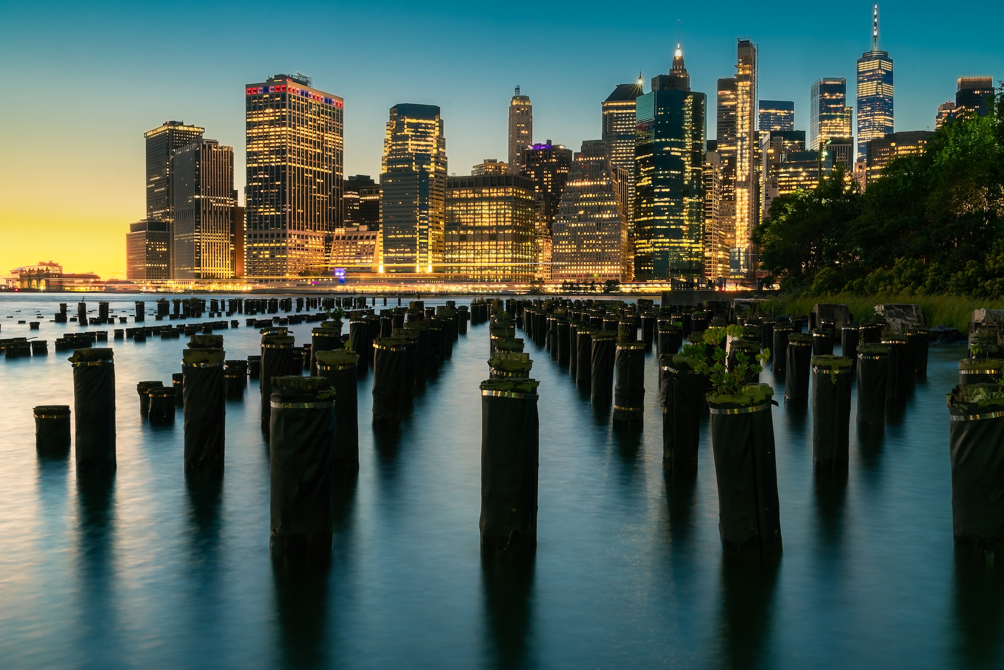 A photo of New York's skyline is shown.
