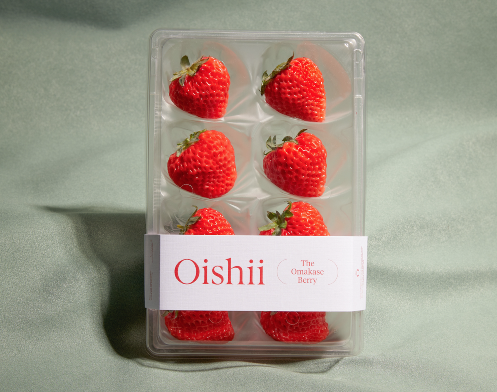 Oishii's signature product is its Omakase Berry, a Japanese strawberry